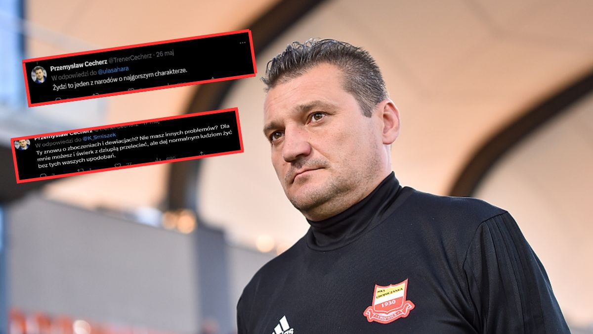 Rasistowskie wpisy Przemysława Cecherza