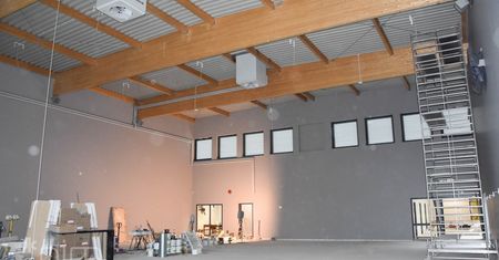 Nowa sala gimnastyczna na terenie poznańskiej Głuszyny już prawie gotowa