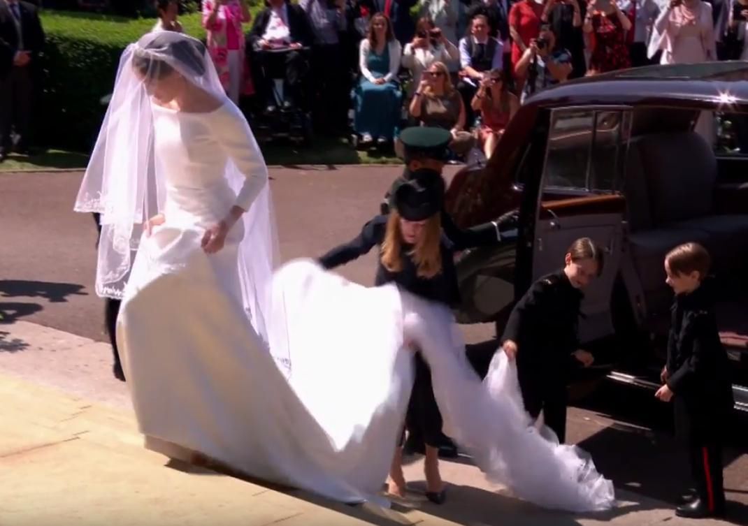 Meghan Markle w sukni ślubnej