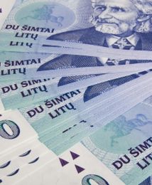 Zapłakane banknoty na Litwie
