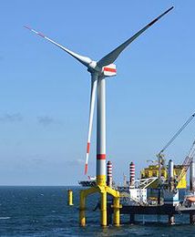 Największa niemiecka morska farma wiatrowa zaczęła dostarczać prąd