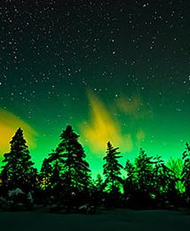 Zorza polarna nad Norwegią