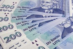 Zapłakane banknoty na Litwie