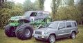 Jeep Commander vs. Grave Digger