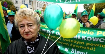 Kilkanaście tysięcy działkowców manifestuje w Warszawie