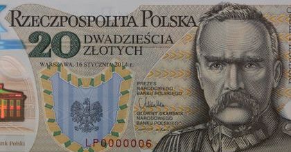 Pierwszy polski banknot z polimeru