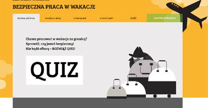 Ruszyła akcja "Bezpieczna praca w wakacje"