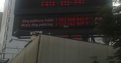 Dług liczony już w bilionach