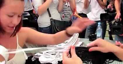 Nietypowy protest przeciw rosyjskiemu embargu