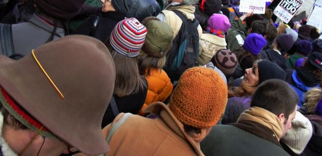 Protest pracowników firmy Kler