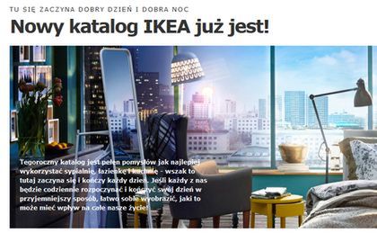 Aranżacje wnętrz w katalogach IKEA są tworzone komputerowo