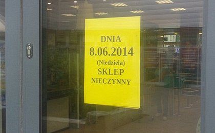 Niedzielni zakupowicze muszą zmienić plany