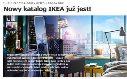 Aranżacje wnętrz w katalogach IKEA są tworzone komputerowo