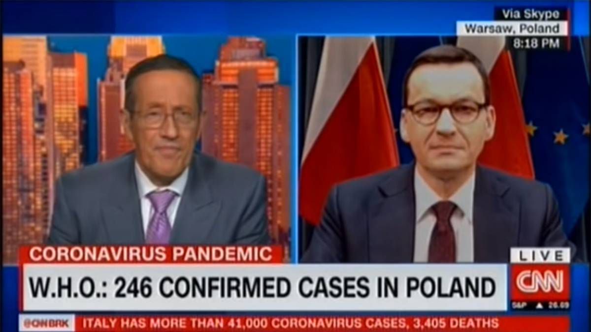 Mateusz Morawiecki w CNN nie przebierał w słowach. Jego wywiad cytują dziś wszystkie media