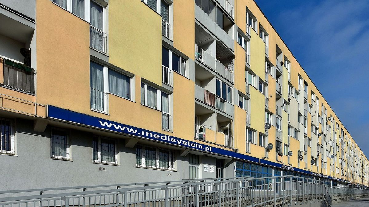 Najdłuższy blok w Warszawie.