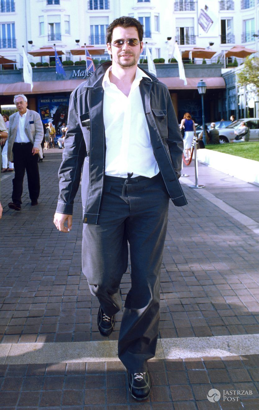 Paweł Deląg, festiwal w Cannes 2001 (fot. AKPA)