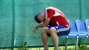 Trening Wisły Kraków z udziałem m.in. Daniela Mendie