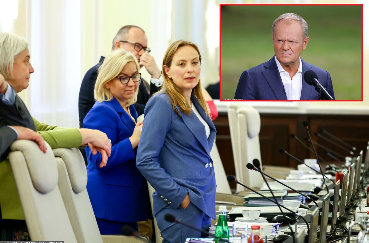 Donald Tusk i ministry z Polski 2050