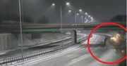 Horror na "Zakręcie Mistrzów" w Rudzie Śląskiej. Auto wyleciało w powietrze