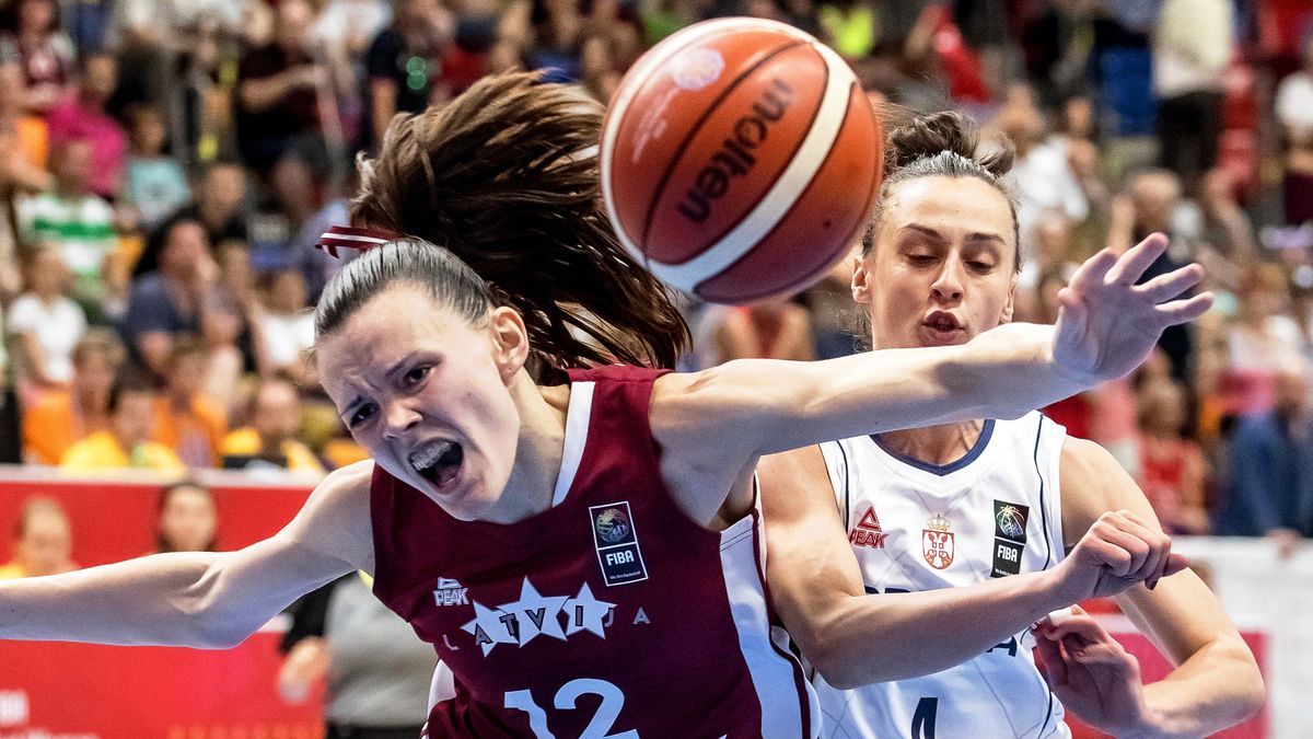 PAP/EPA / Martin Divisek / Łotwa eliminuje Serbię na EuroBasket Women 2017