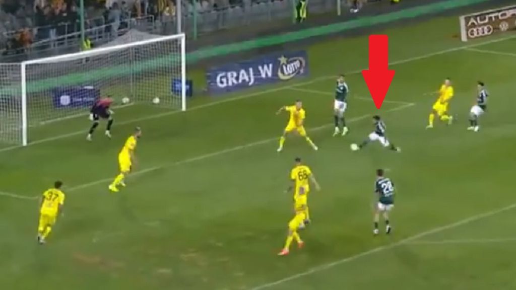 Screen / Canal+Sport / Na zdjęciu: Luquinhas efektownie wykończył akcję Legii