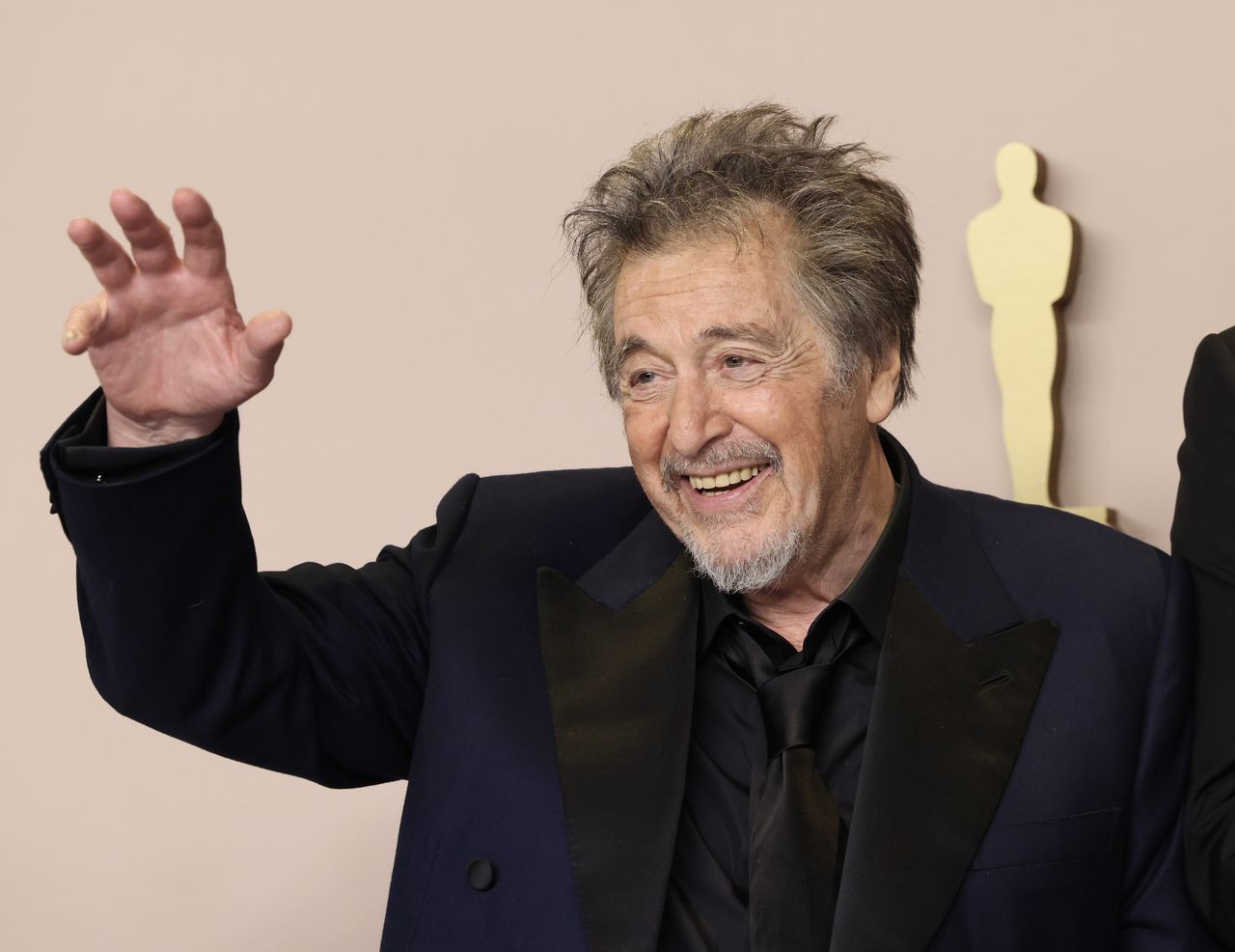 HOLLYWOOD, CALIFORNIA - MARCH 10: Al Pacino poses in the press room during the 96th Annual Academy Awards at Ovation Hollywood on March 10, 2024 in Hollywood, California. (Photo by Rodin Eckenroth/Getty Images)