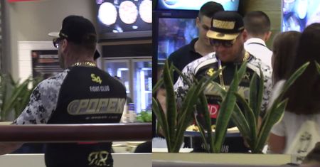 "Król Albanii" na lunchu w fast foodzie (WIDEO)