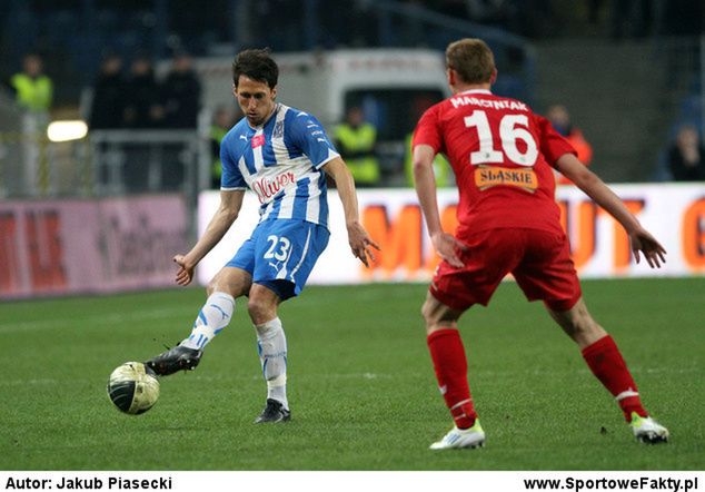 Marcin Kikut, obrońca Lecha Poznań