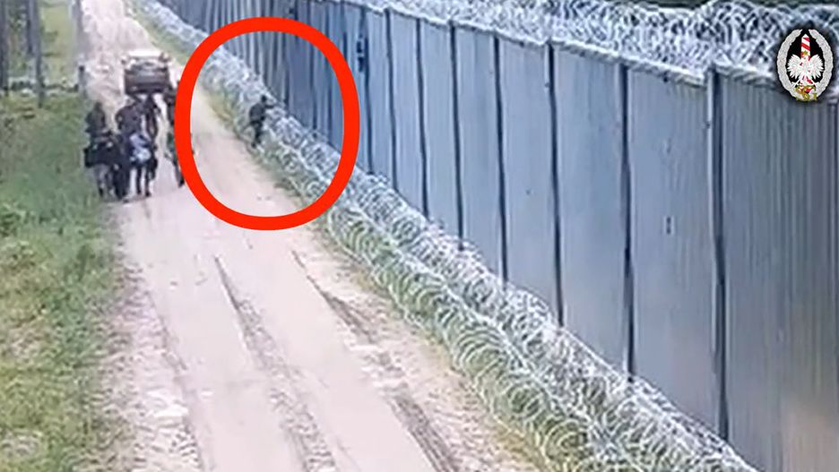 Wideo opublikowane przez Straż Graniczną