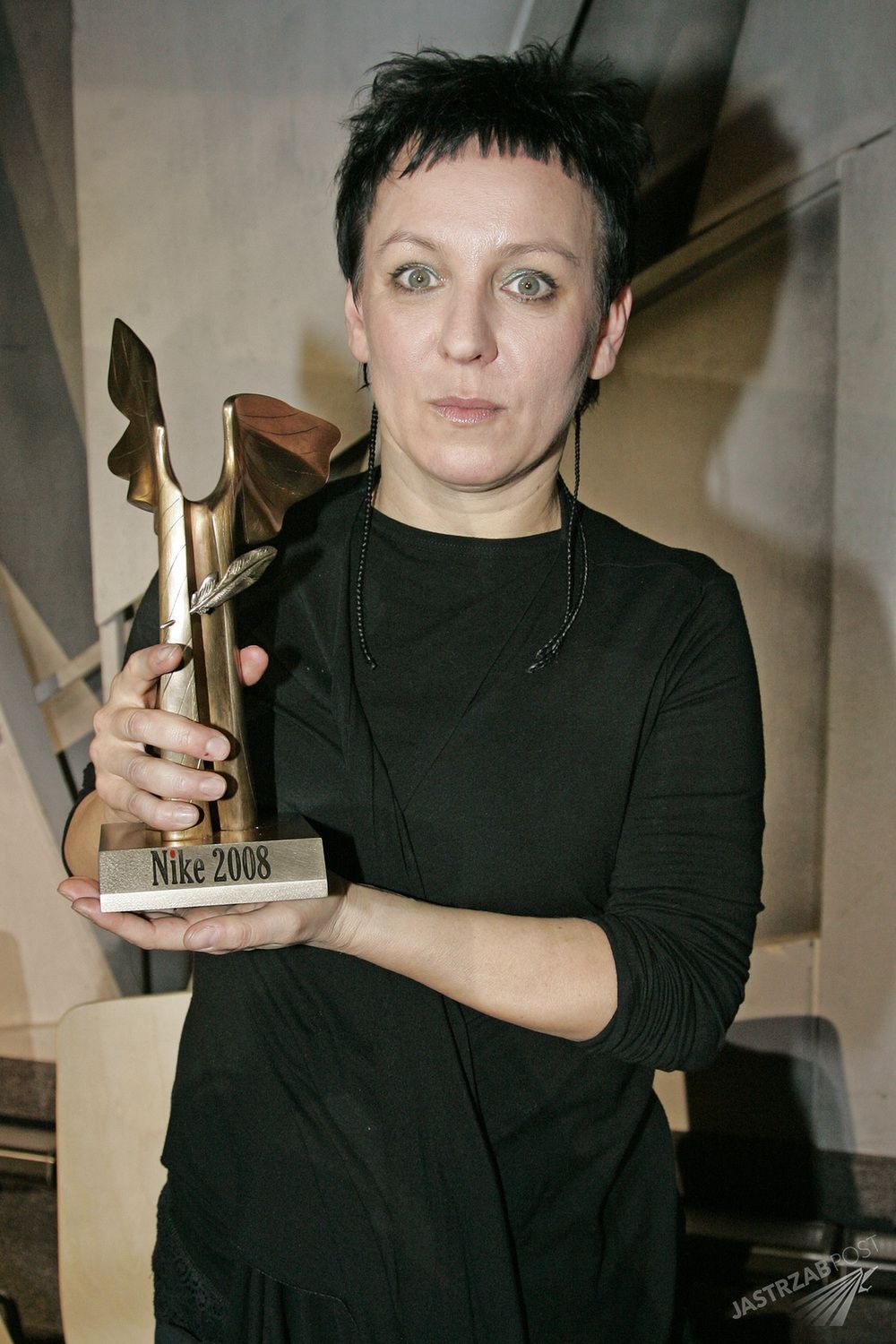 Olga Tokarczuk z Literacką Nagrodą Nike 2008