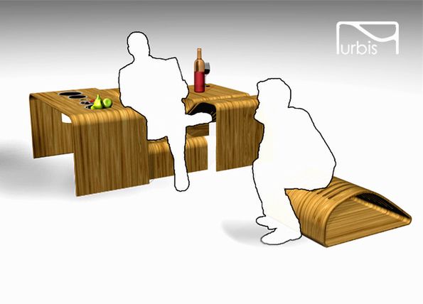 Urbis - modularny zestaw wypoczynkowy do użycia w domu jak i w plenerze 2