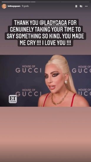 InstaStory Britney Spears 