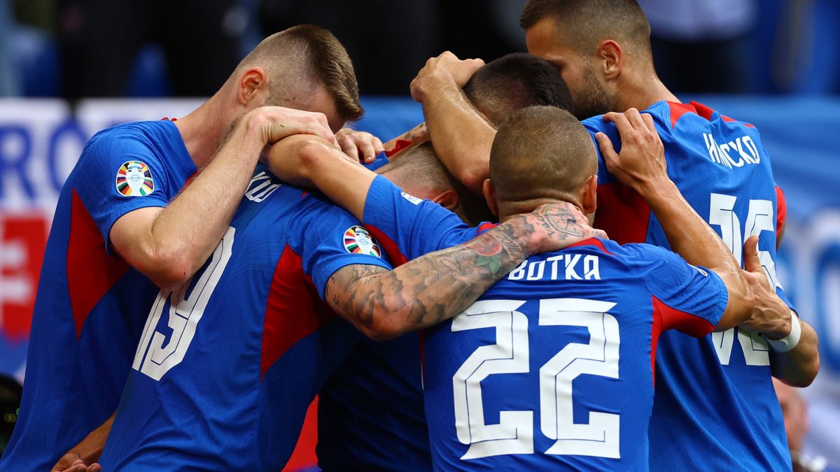 PAP / Na zdjęciu: radość reprezentacji Słowacji