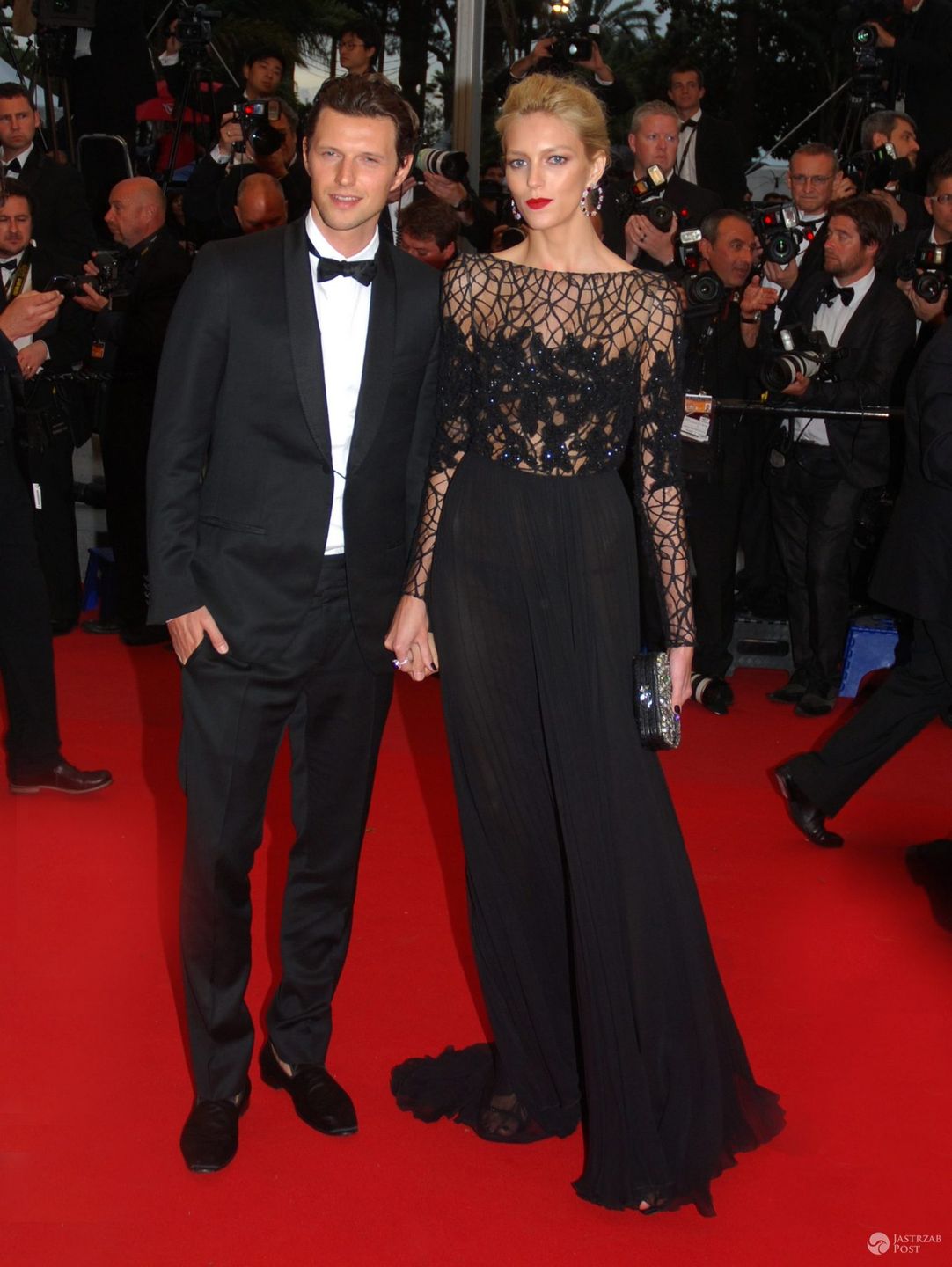 Anja Rubik i Sasha Knezević, festiwal w Cannes 2012 (fot. ONS)