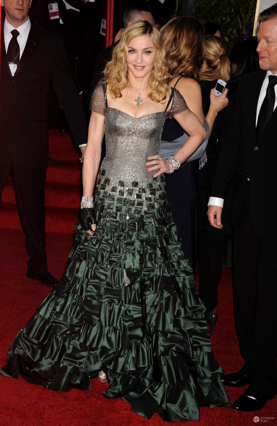 Kreacja: Reem Acra. Madonna, Złote Globy 2012 (fot. ONS)