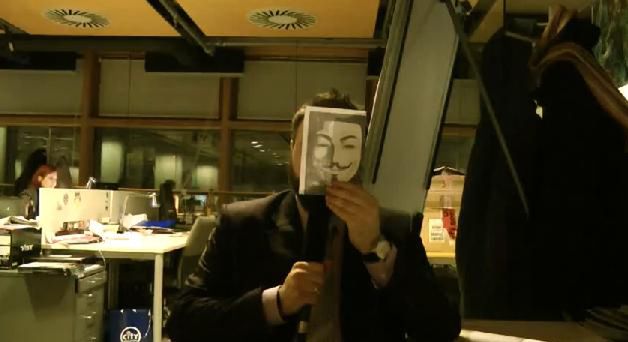 Dniówka 24.01.2012 - prawie jak Anonymous