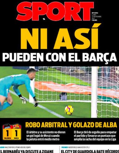 Okładka gazety "Sport"