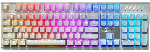 Zalman ZM-K900M White Edition klawiatura wygląd