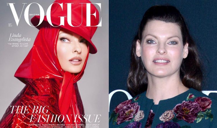 "Oszpecona" Linda Evangelista zagościła na okładce "Vogue'a"