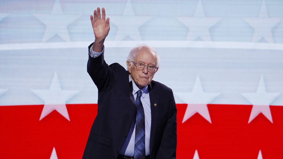 Day Two 2024 Democratic National Convention in Chicago
Sen. Bernie Sanders, I-VT, arrives to speak at the 2024 Democratic National Convention at the United Center in Chicago, Illinois on Tuesday, August 20, 2024. The theme for day two is "A Bold Vision for America's Future." Photo by Tannen Maury/UPI Photo via Newscom
Dostawca: PAP/Newscom
TANNEN MAURY
news, politics, election, Democrats, Democratic, convention, Chi
