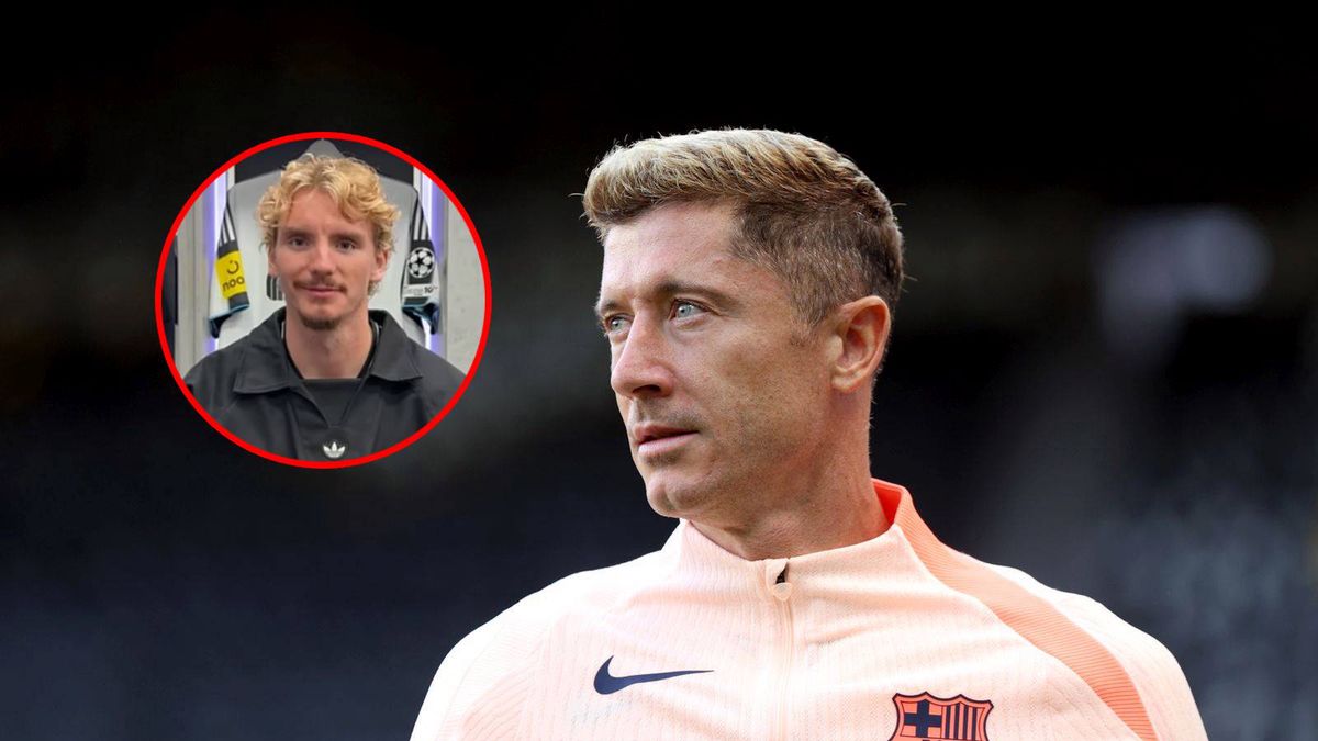 Getty Images / X/Barca_Buzz / Od lewej: Nick Woltemade i Robert Lewandowski