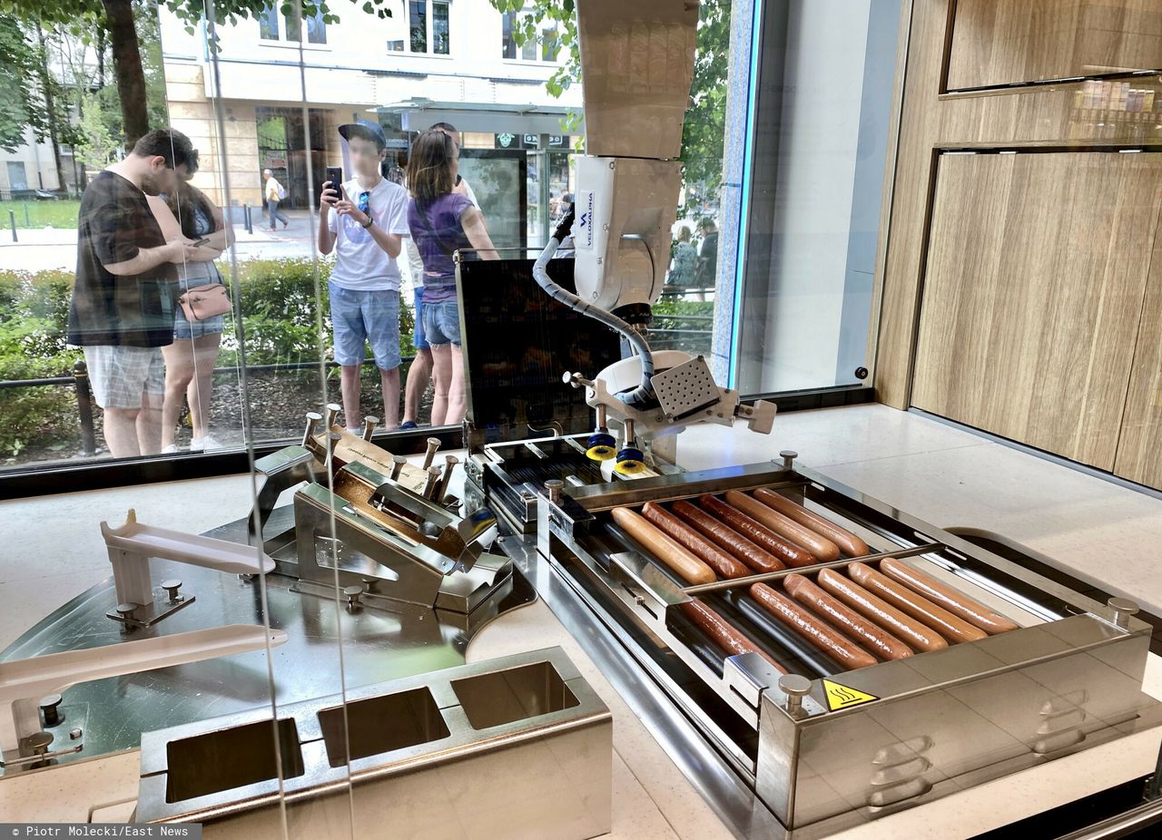 Robot, który robi 200 hot-dogów dziennie. Żabka testuje nowe rozwiązanie