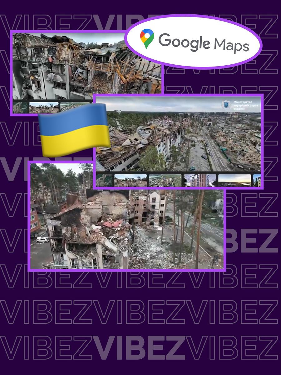 Google pokaże zniszczoną Ukrainę na Google Maps