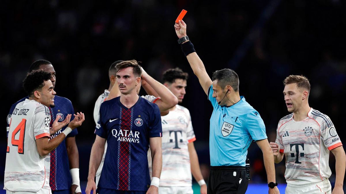 Getty Images / Soccrates Images / Czerwona kartka dla Luisa Diaza