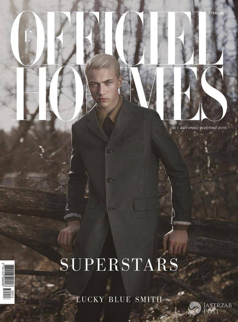 Lucky Blue Smith, L'Officiel Hommes Italia, czerwiec 2015