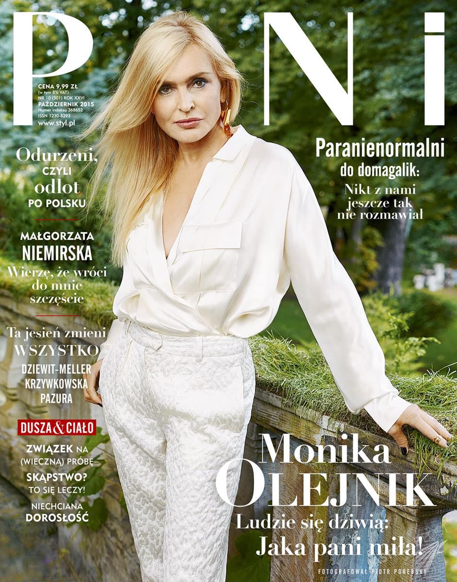 Monika Olejnik w Pani - październik 2015