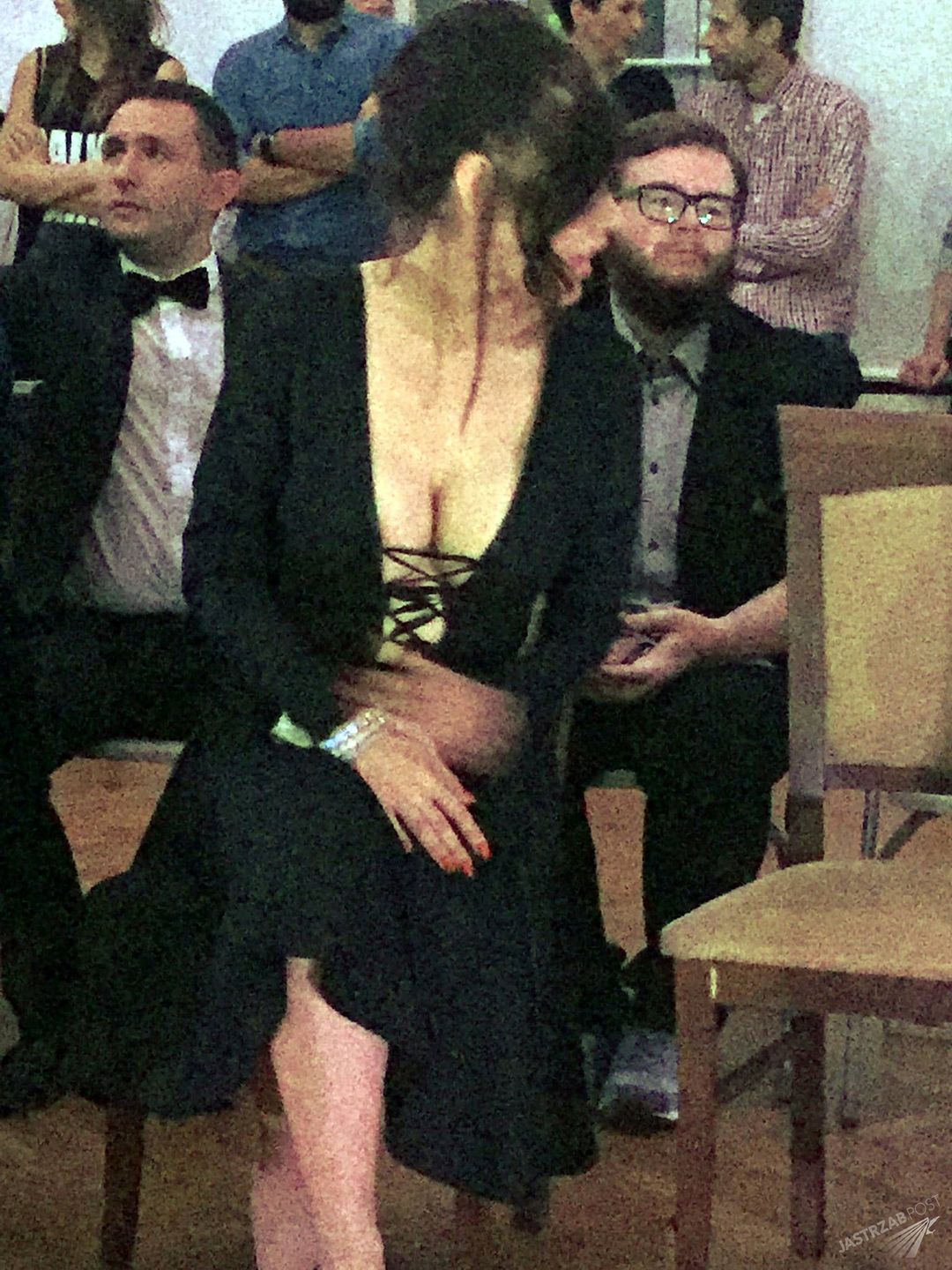 Iwona Węgrowska na pokazie Daniela Jacoba Dali w Krakowie kusiła piersiami