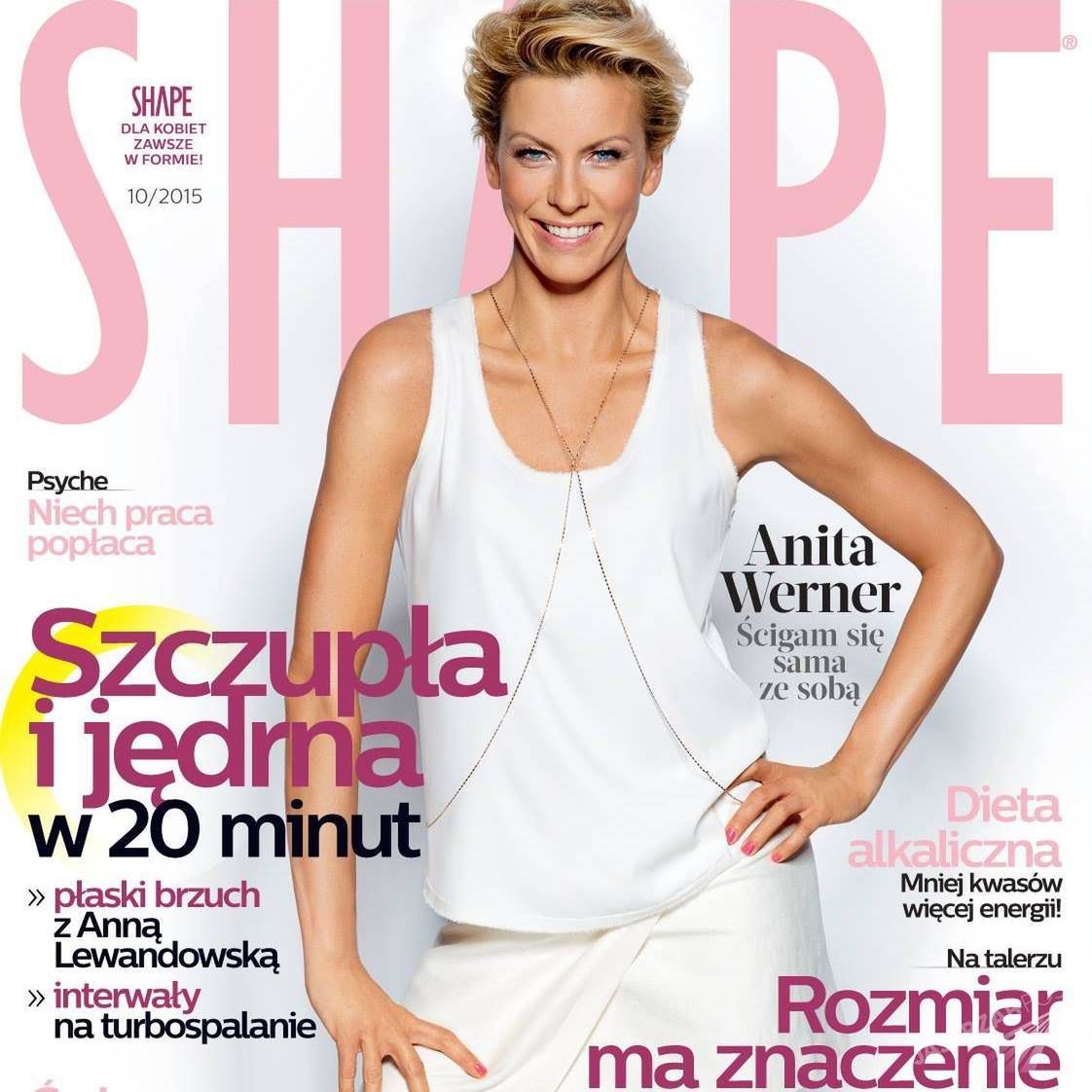 Anita Werner na okładce Shape październik 2015