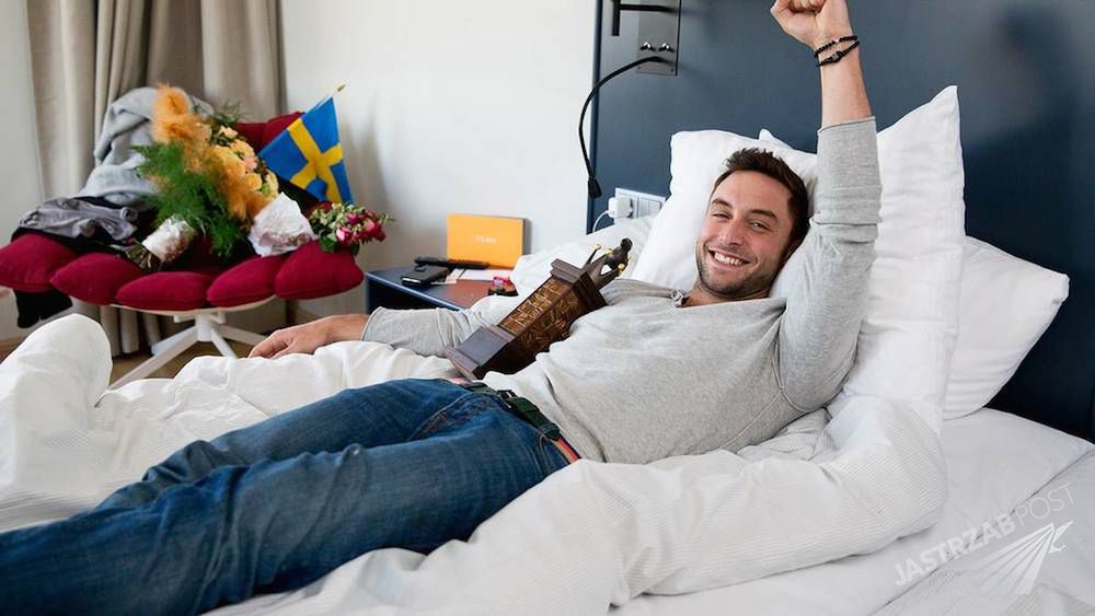 Faworyt Eurowizji 2015 Mans Zelmerlow reprezentuje Szwecję z piosenką Heroes