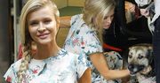 Joanna Krupa z psami w Dzień Dobry TVN. Wystylizowała się na Słowiankę [PAPARAZZI]